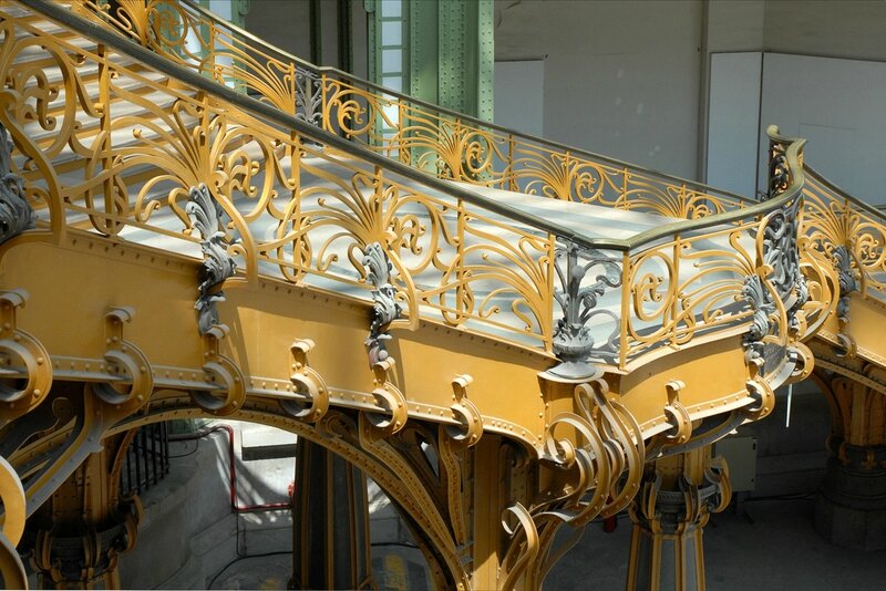 grand palais paris escalier honneur balcon photo dalbera