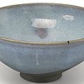 A purple-splashed 'Jun' bowl, Song dynasty