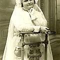 Suzanne en communiante en 1938