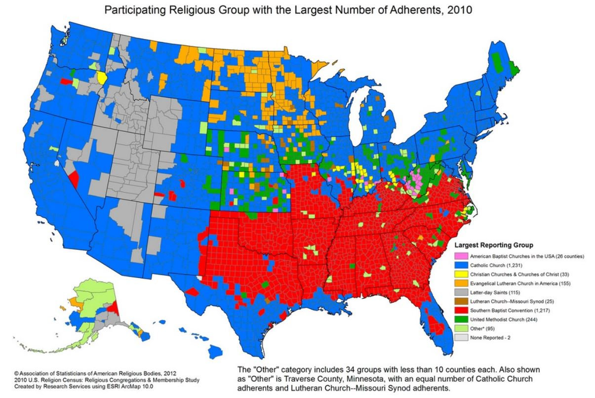 Les religions aux USA Vie de La Brochure