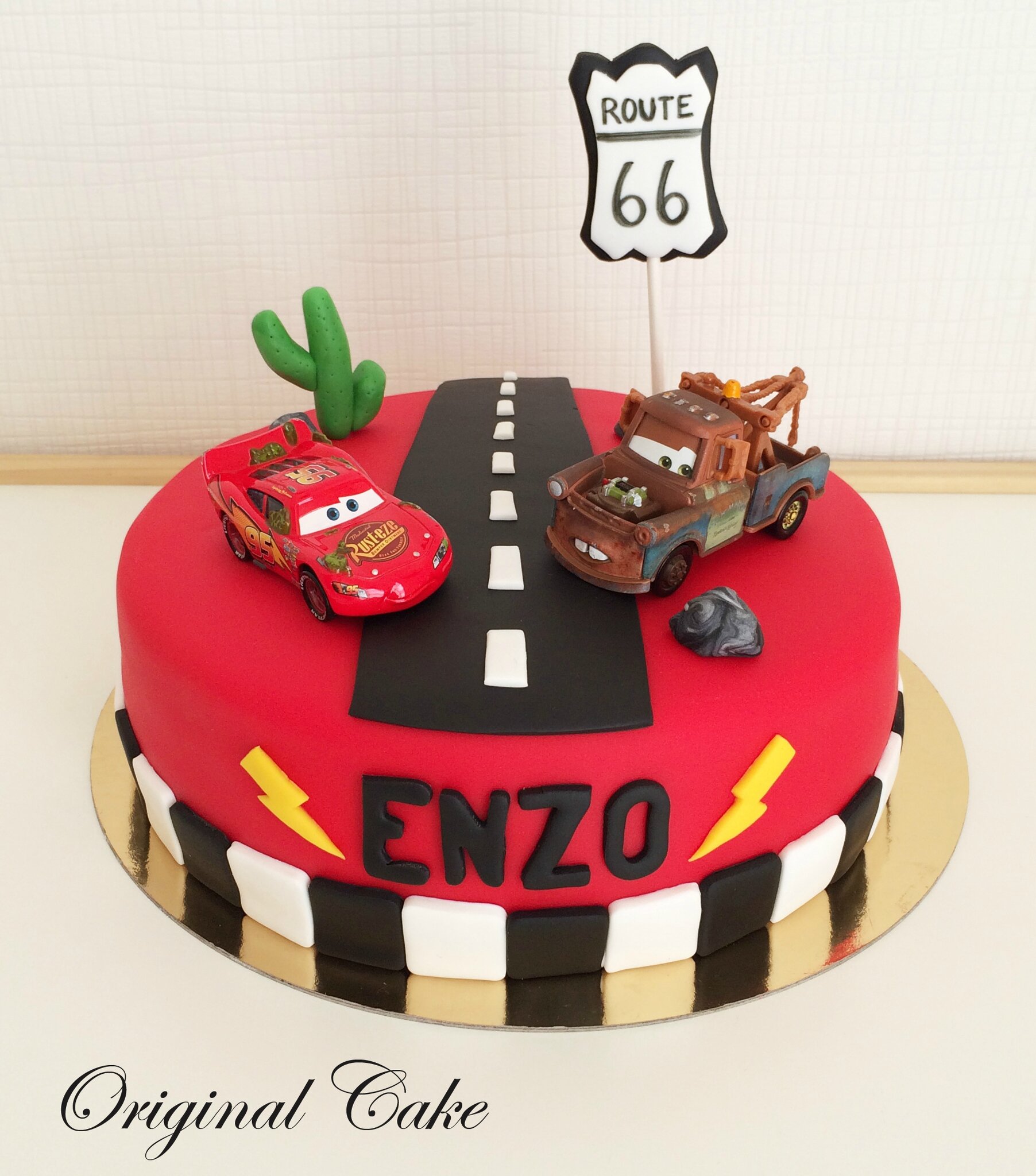 Gateau Flash Mc Queen Cars Original Cake