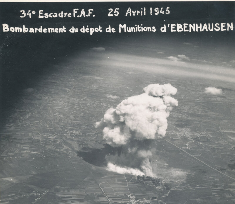 edmond garcia Bombardement dépôt de munitions Ebenhausen (2)