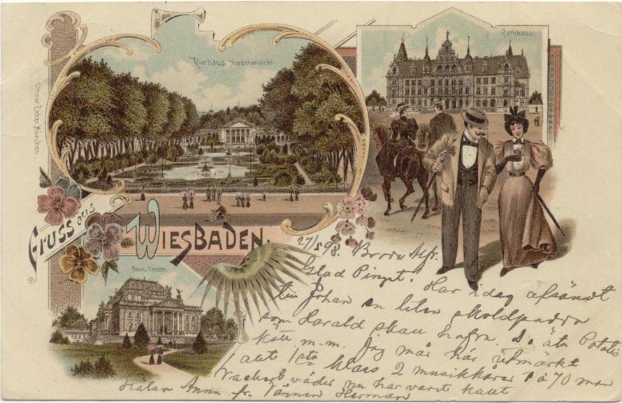 Les cartes postales, une création de la fin du XIXè siècle