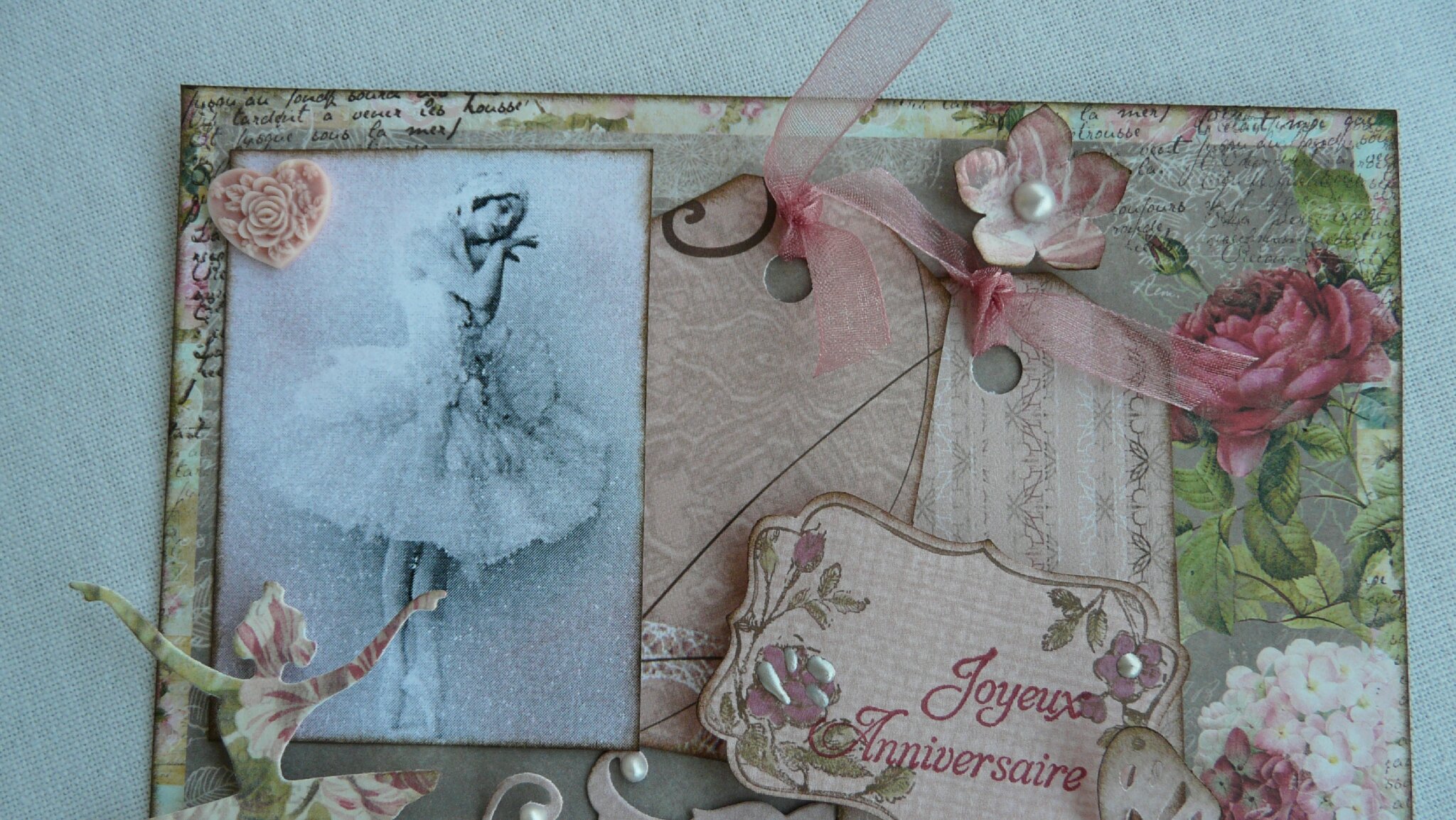 Carte Anniversaire Elodie Le Scrap De Cissou