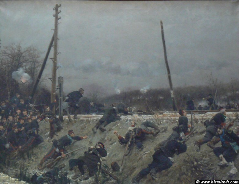 De Neuville, combat sur la voie ferrée (1873)