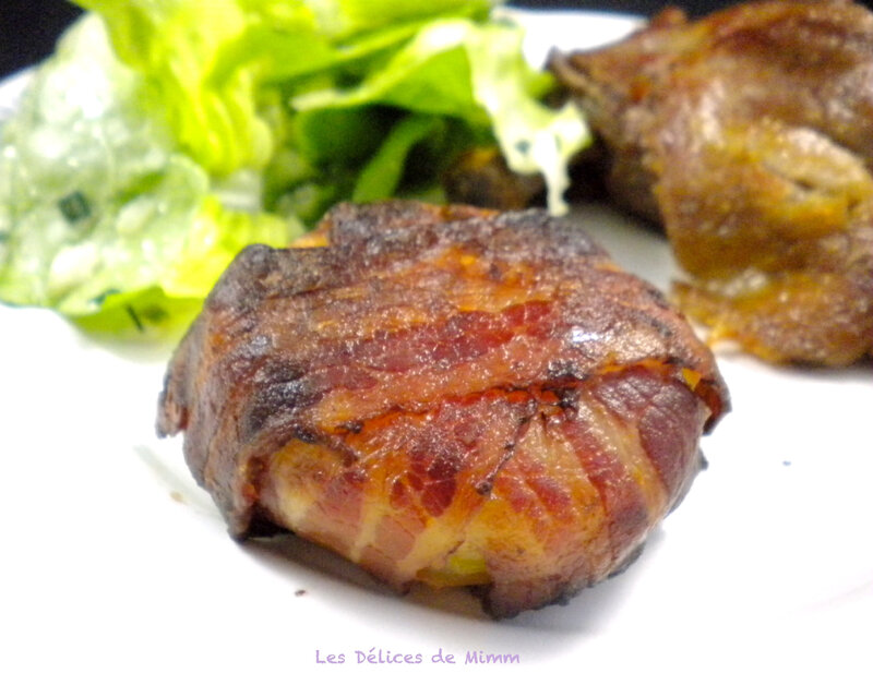 Petits gâteaux de pommes de terre au lard fumé 2