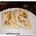 Stollen glace aux fruits