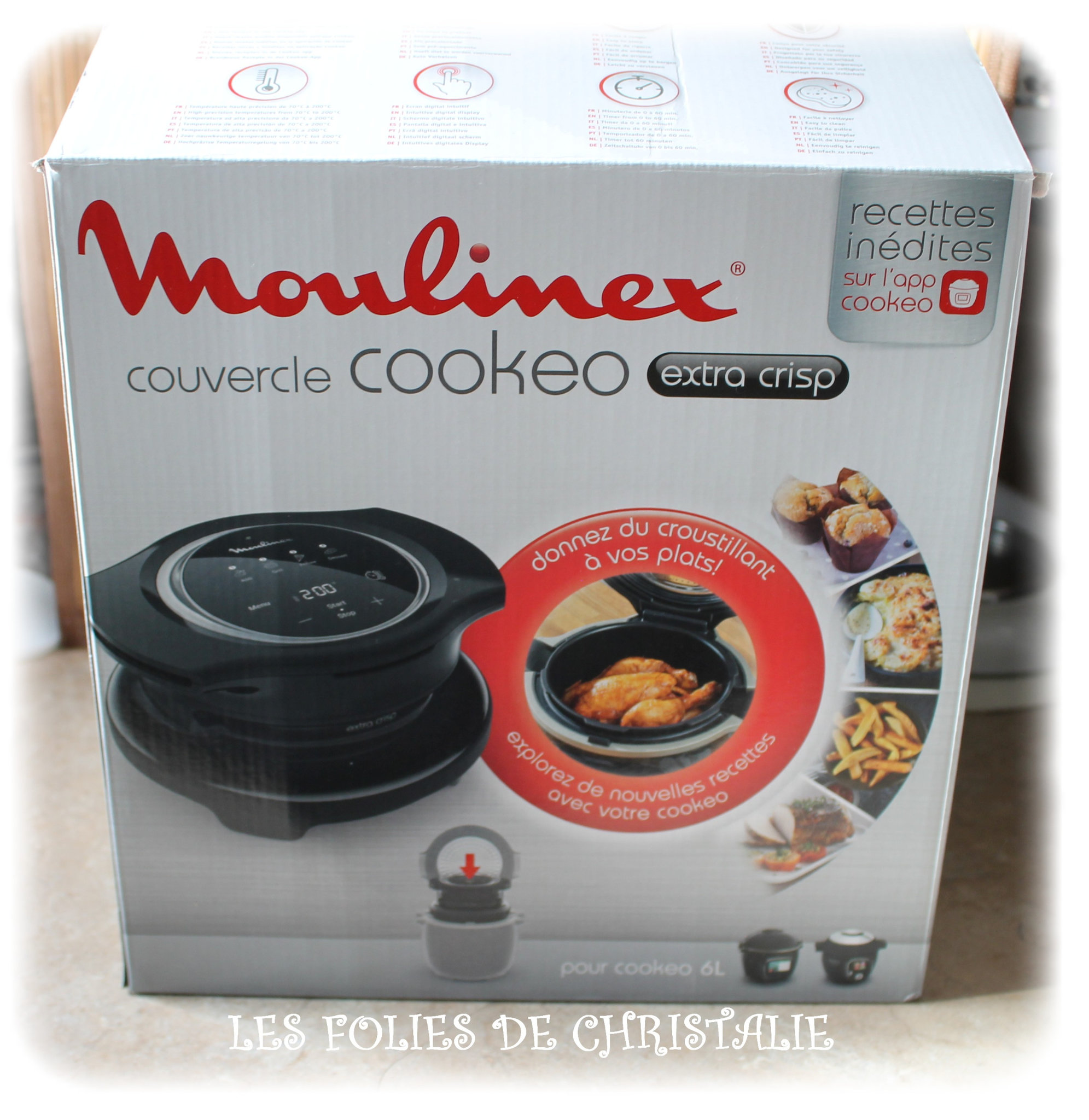 Couvercle pour Cookeo Moulinex Extra Crisp - Recettes