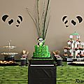 Anniversaire -sweetable panda & bambous { a panda & bamboo party}