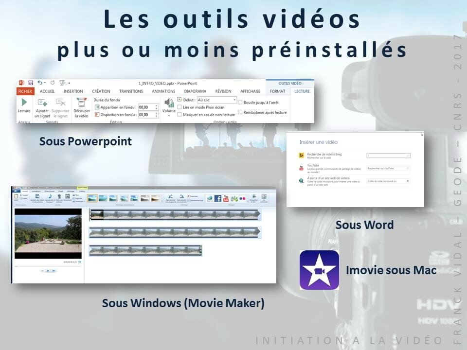 Creation Video tutoriel par Powerpoint - GND - Laugier - allégée - Acamedia
