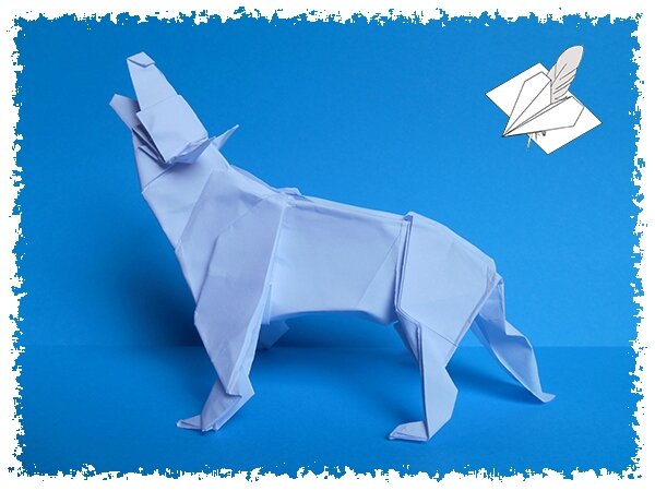 Comment faire un origami loup