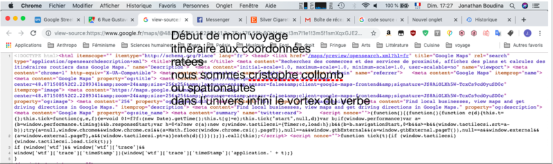 coordonnées