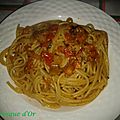 Spaghetti au pesto et tomates fraiches -recettes de enzo