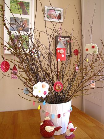 Décoration de la maison- fabriquer un arbre de Pâques déco