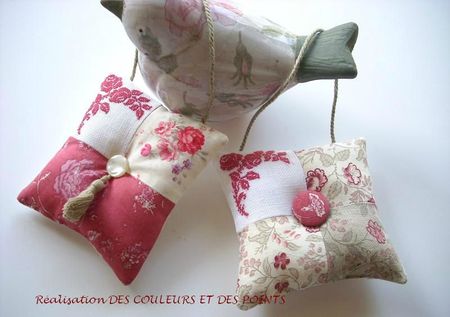 COUSSINETS ROMANTIQUES FACE