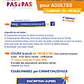 Nouveaute cours adultes a camphin
