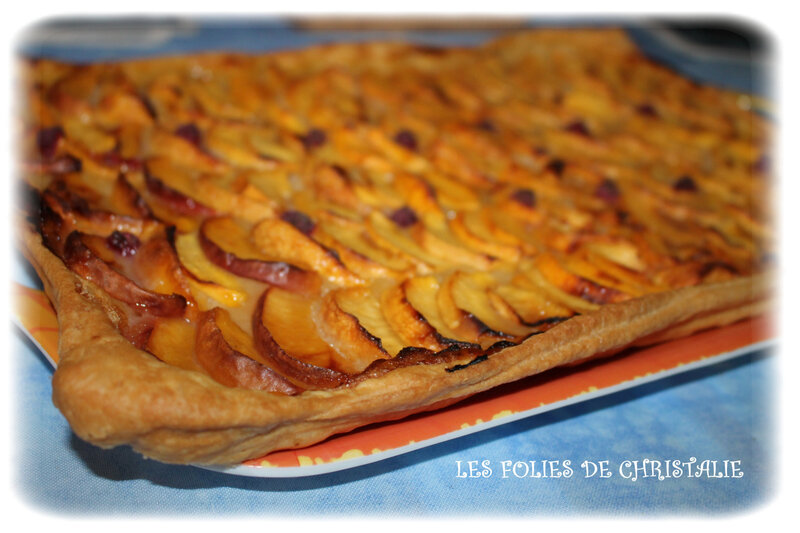 Tarte nectarines 6