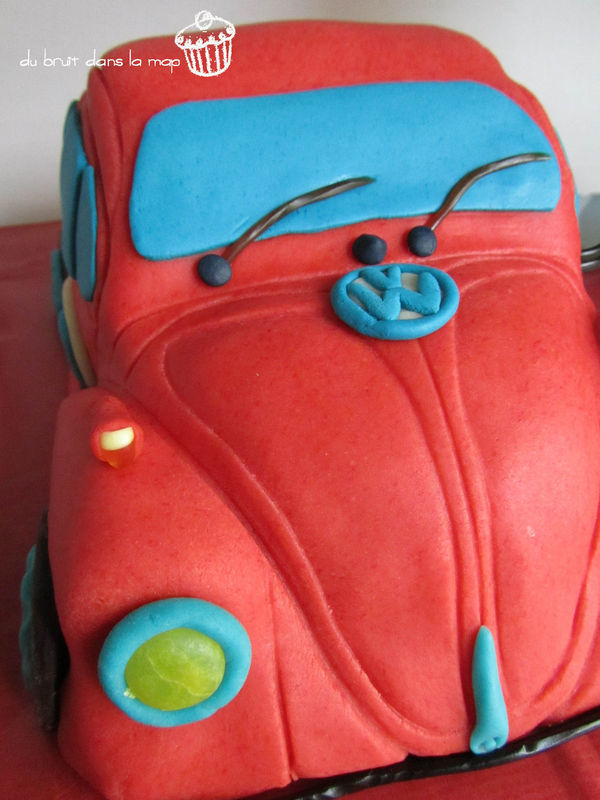 Gateau Voiture Coccinelle Cox Vw Beetle Vw Car Cake Du Bruit Dans La Map