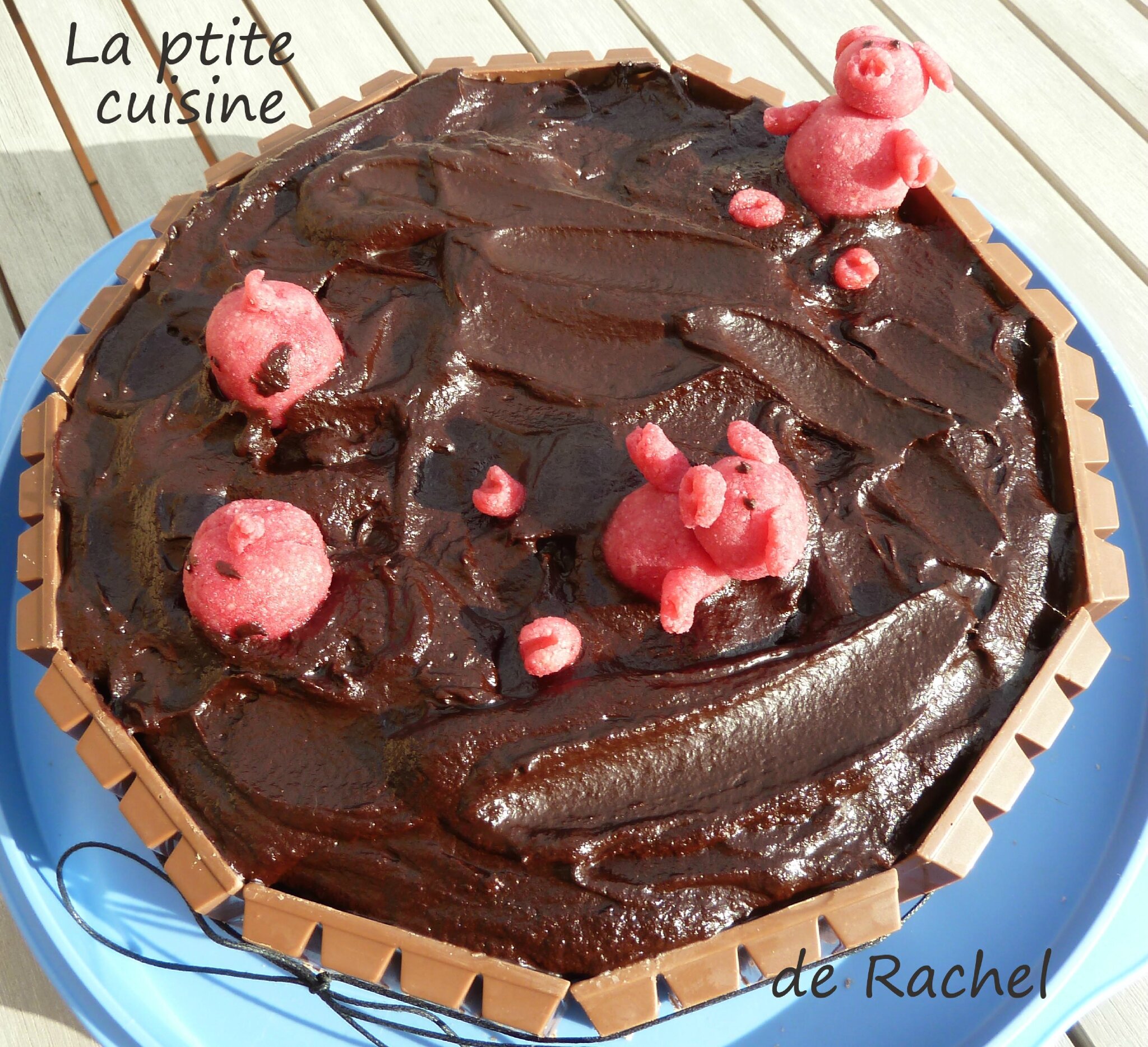 Gateau Petits Cochons Dans Leur Bain De Boue La Ptite Cuisine De Rachel Et Fanny