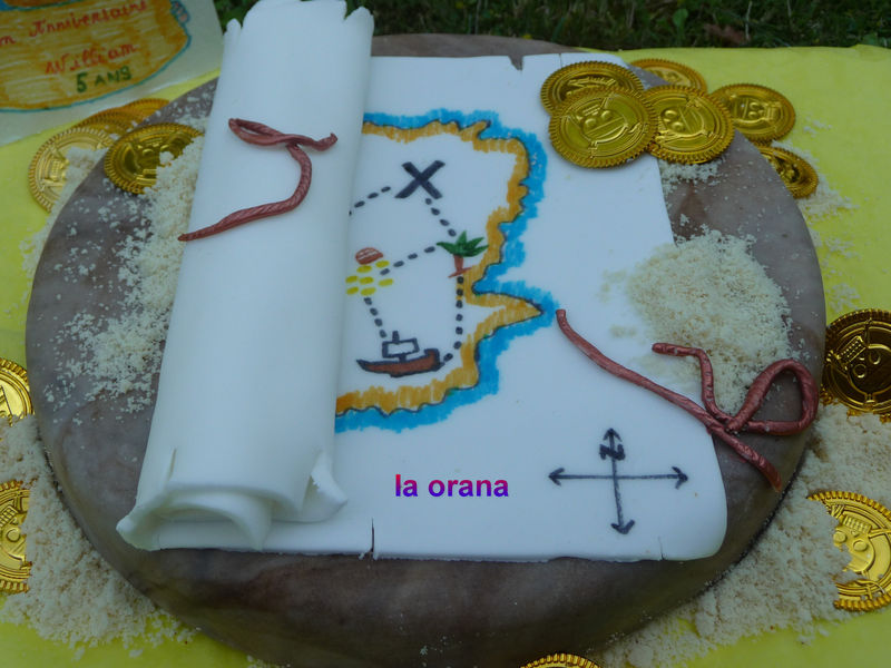 Gateau Carte Au Tresor Treasure Map Cake Mes Petits Gateaux Rigolos