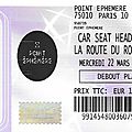 Car seat headrest - mercredi 22 mars 2017 - divan du monde (paris)