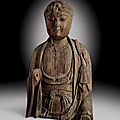 A large wood torso of buddha, ming dynasty, 16th-17th century 