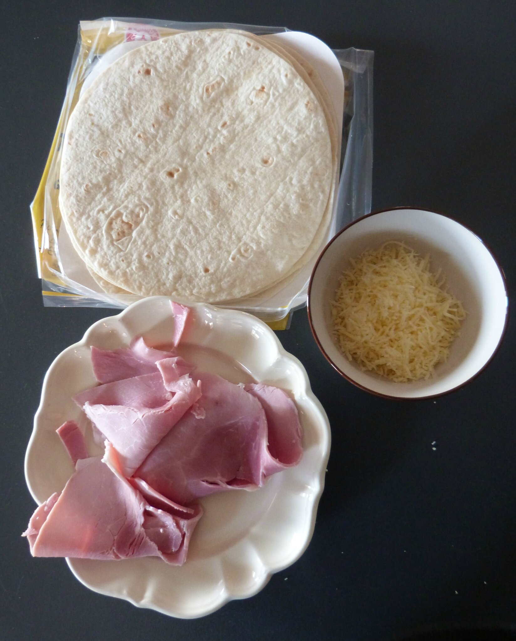 ID gourmande des quesadillas au jambon et fromage idéesdebloo