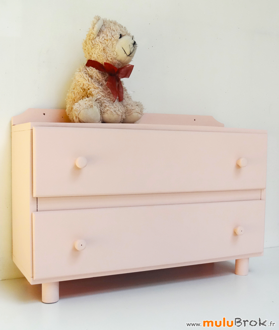 Ancienne-COMMODE-POUPEE-Rose-3-muluBrok-Vintage