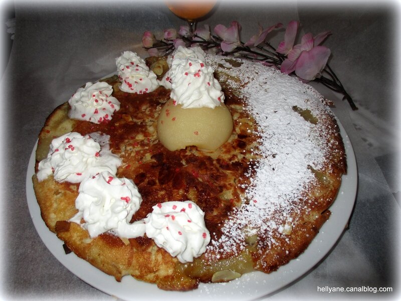 Gateau Surprenant Aux Poires Cuisson A La Poele Passiflore Passion D Hellyane