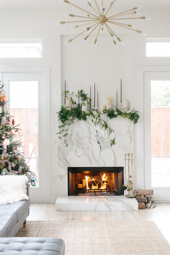 DIY déco : comment décorer la cheminée pour Noël ? - C'est encore
