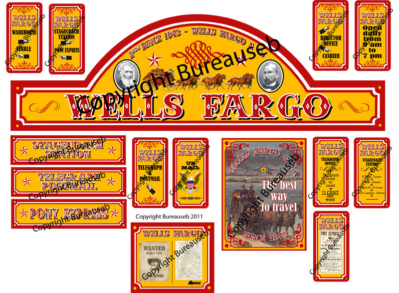 Playmobil Western Stickers