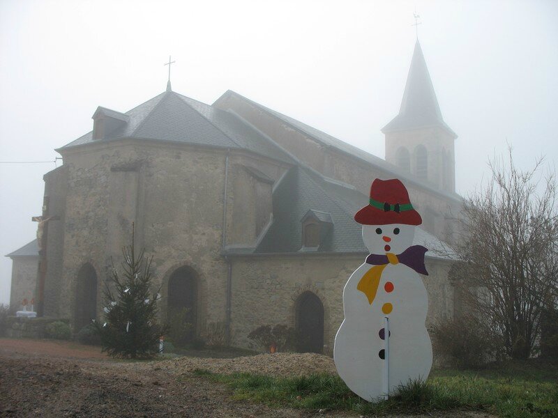 Saint-Léger de Fougeret, décos Noël 1