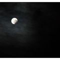 Eclipse partielle de Lune en Août 2008, photo de Nuit.