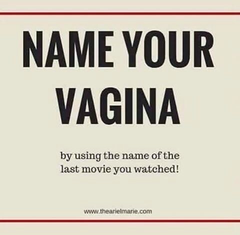 name your vagina