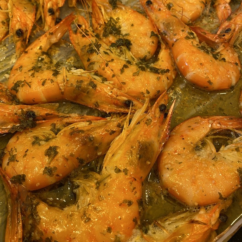 Gambas persillés au four - Laurette cuisine