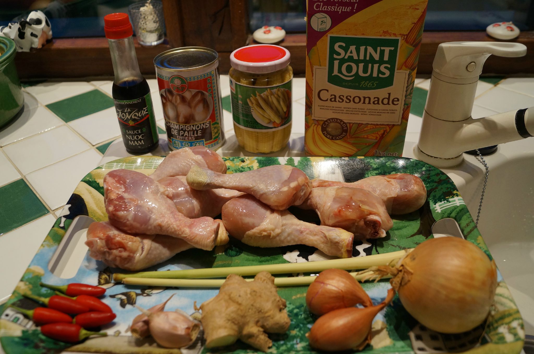 Soupe de Poulet à la Citronnelle d'inspiration Asiatique Dans la