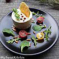 Le petit cheesecake aux saveurs italiennes (basilic & tomates séchées)