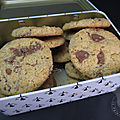 Cookies noix de coco chocolat