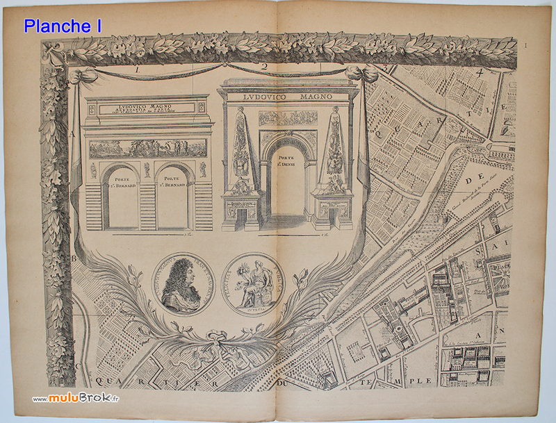 PLAN-PARIS-Taride-PLANCHE-I-muluBrok-Brocante