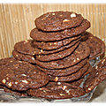 Cookies chocolat noir , lait et blanc