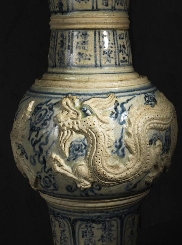 Lampe / chandelier, Vietnam, dynastie des Lê, première moitié du 17° siècle (avant 1657), Manufacture de Bát Tràng