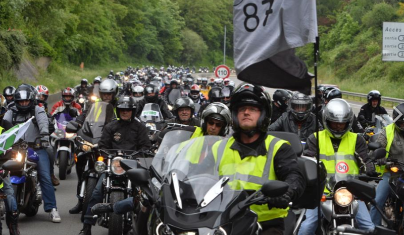 MANIF MOTARDS LIMOGES 3