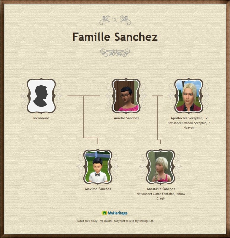 Mes Propres Règles La Famille Seraphin Sims 4
