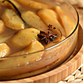 Du simple, léger et délicieux : poires au sirop miel & multi-épices