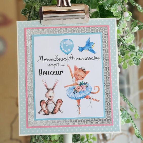 vanillejolie carte douceur bleue