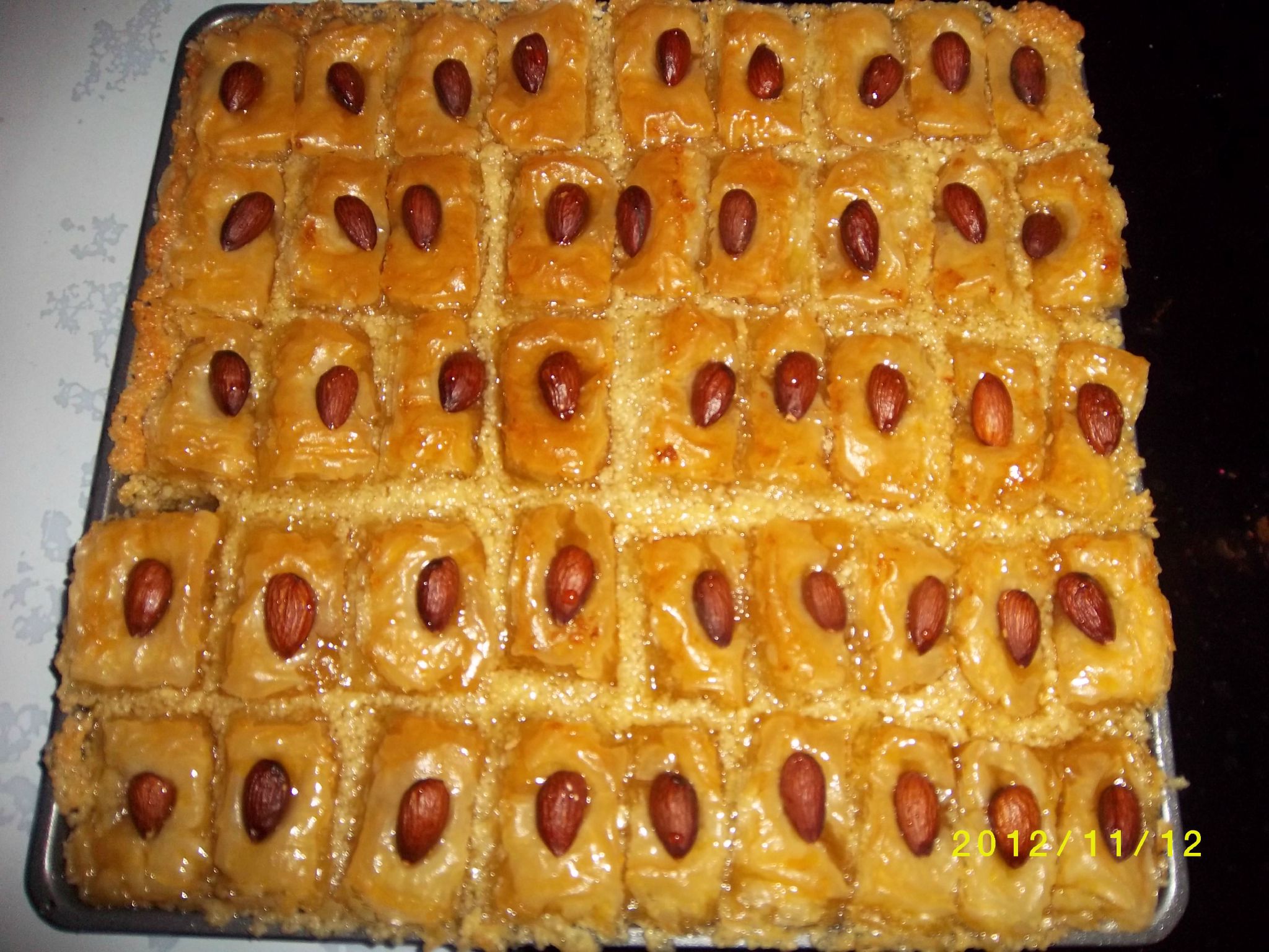 Baklawa Aux Amandes Les Delices D Ellena