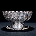 A 'lotus' silver bowl, tang dynasty (618-907)