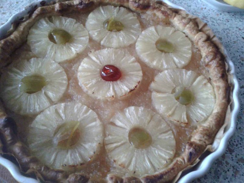 Tarte Ananas Poire Gingembre Recettes De Mamieconte