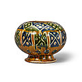 A large sancai-glazed jar, Tang Dynasty (618-907)