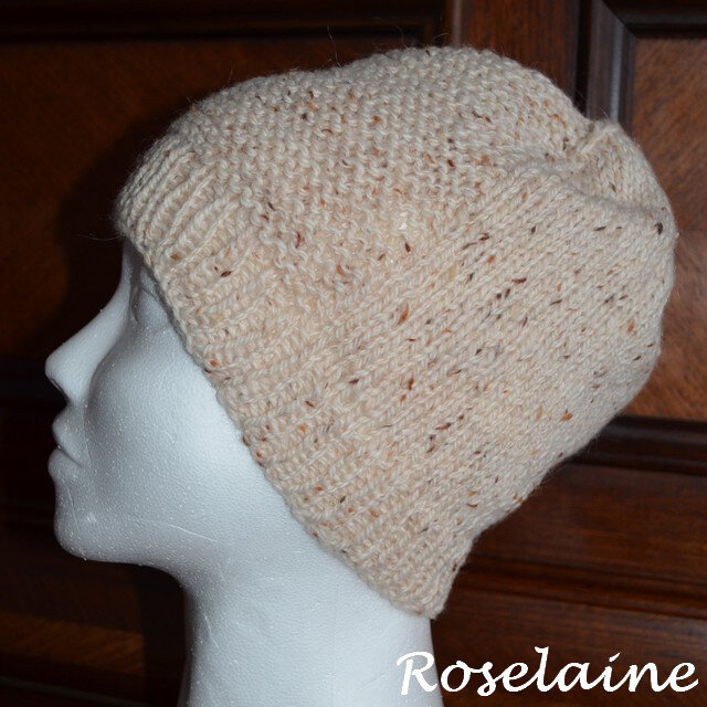 Roselaine Bonnet Barley by Tincanknits 2